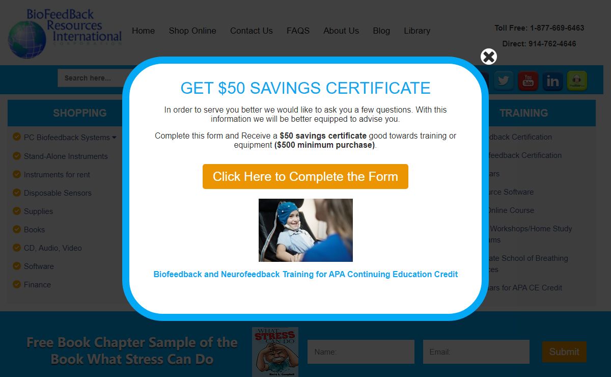 Biofeedback Resources International | Biofeedback Training