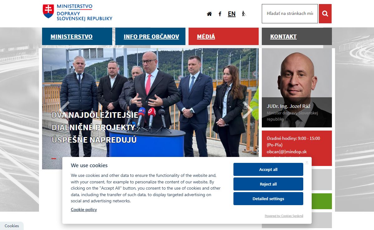 Ministerstvo dopravy Slovenskej republiky