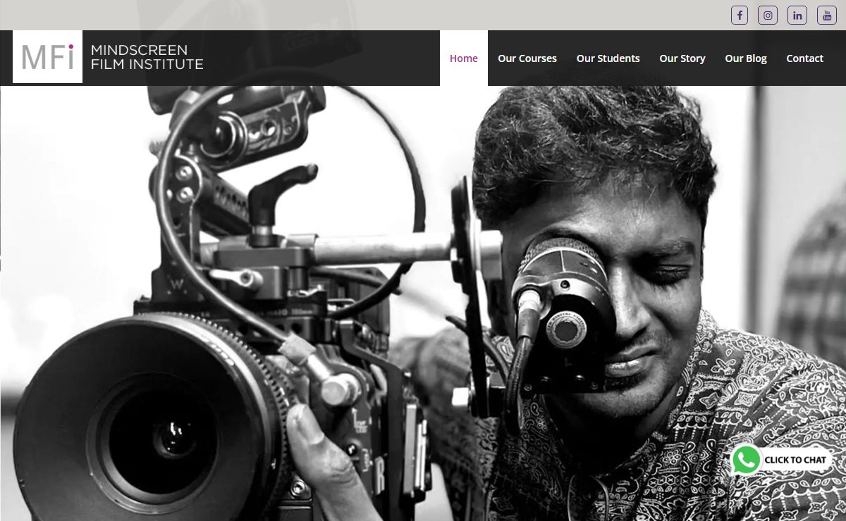 Film Institute Chennai | Top Film and Television School | Best Film Institute India