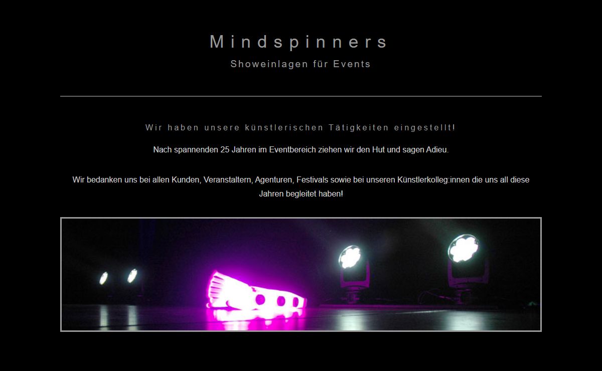 Mindspinners - Feuershow / LED Show für Events