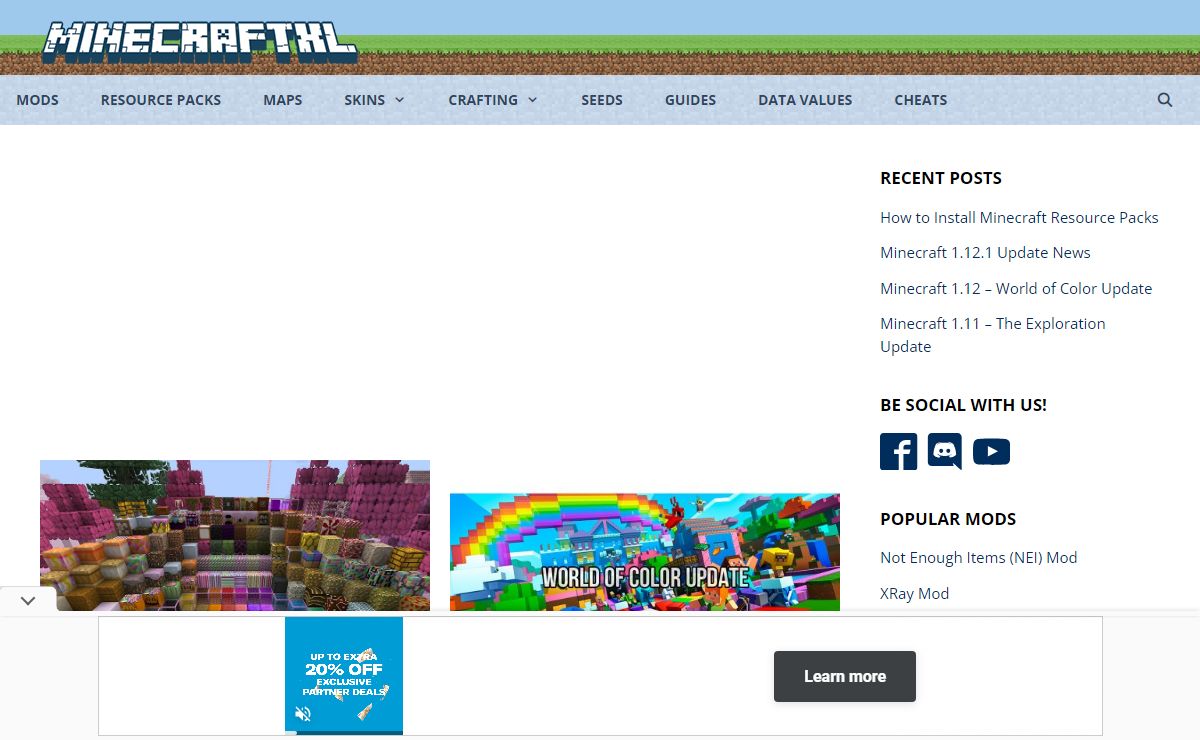 Minecraft XL Downloads - No. 1 Minecraft Resource!