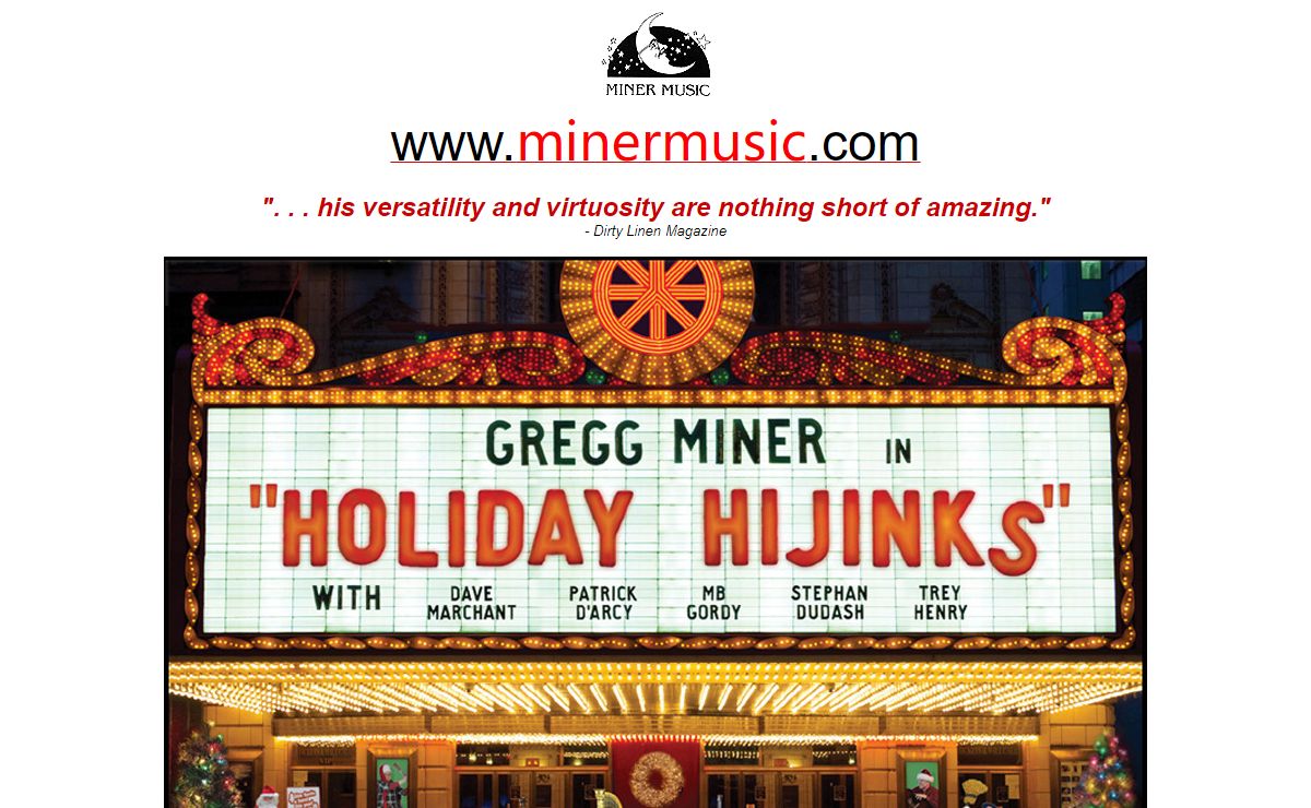 Gregg Miner Web Page