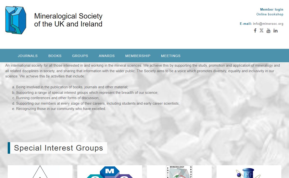 Home - Mineralogical Society of the UK and Ireland
