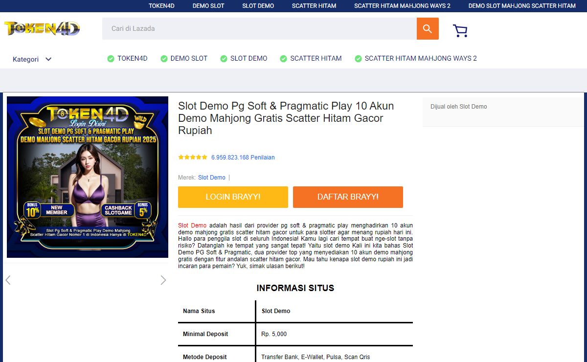 Slot Demo Pg Soft & Pragmatic Play 10 Akun Demo Mahjong Gratis Scatter Hitam Gacor Rupiah