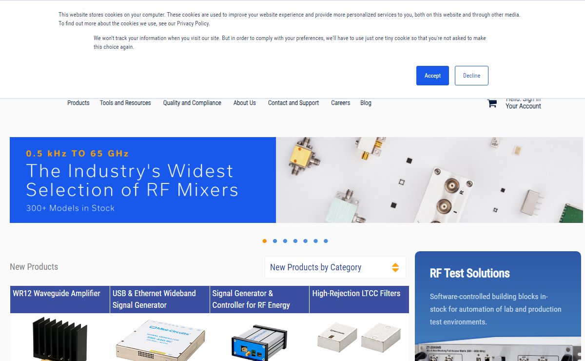 Mini-Circuits - Global Leader of RF and Microwave Components