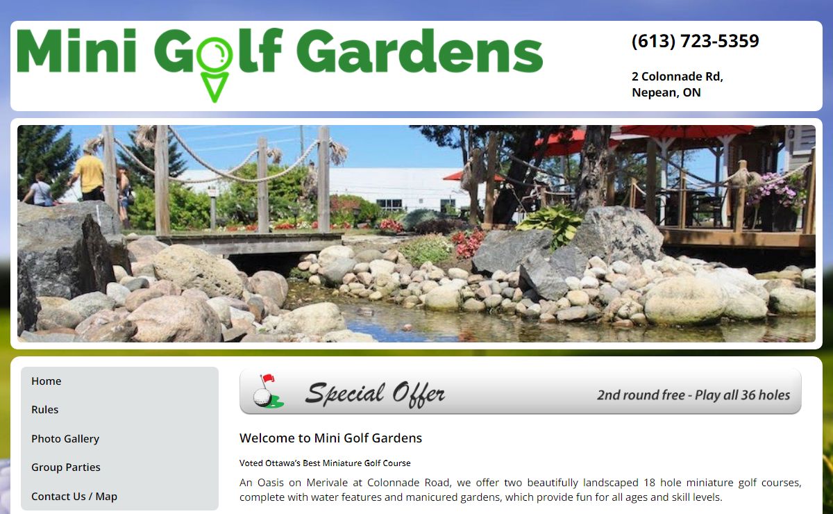 Mini Golf Gardens