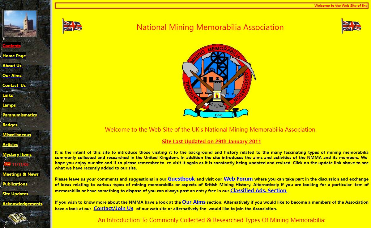 National Mining Memorabilia Association Home Page
