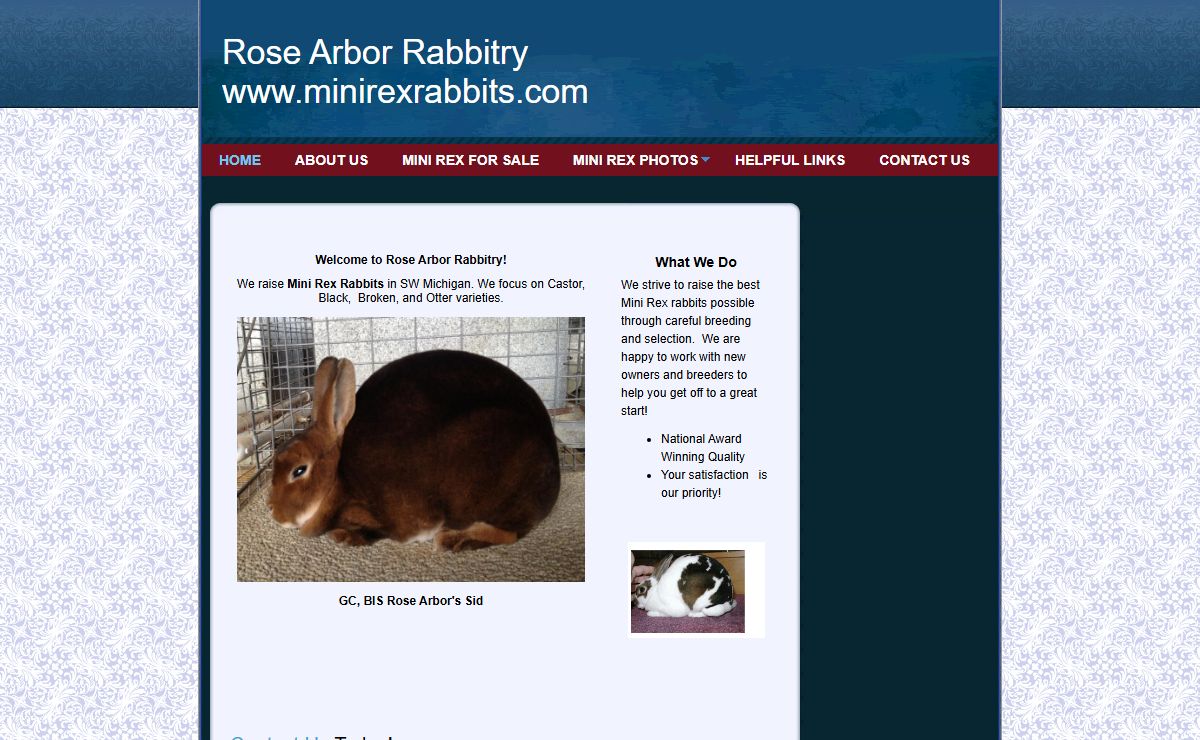 Rose Arbor Rabbitry - Home