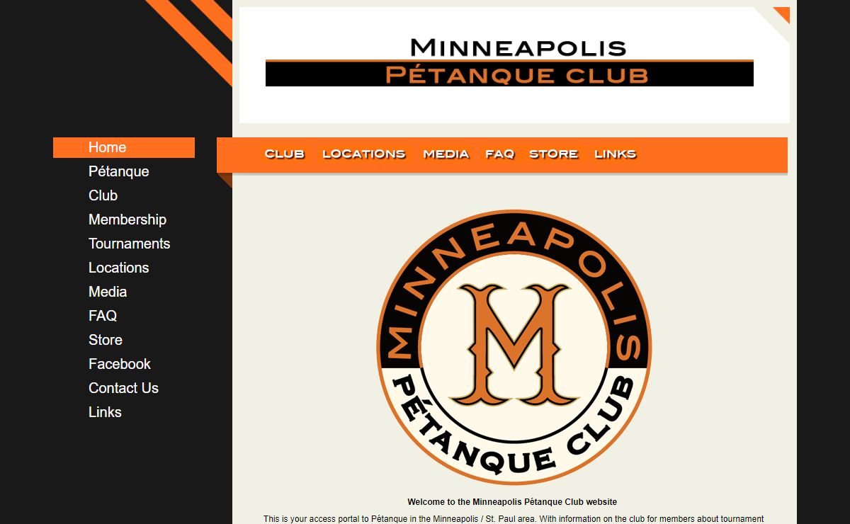 Minneapolis Pétanque Club -             ﻿   