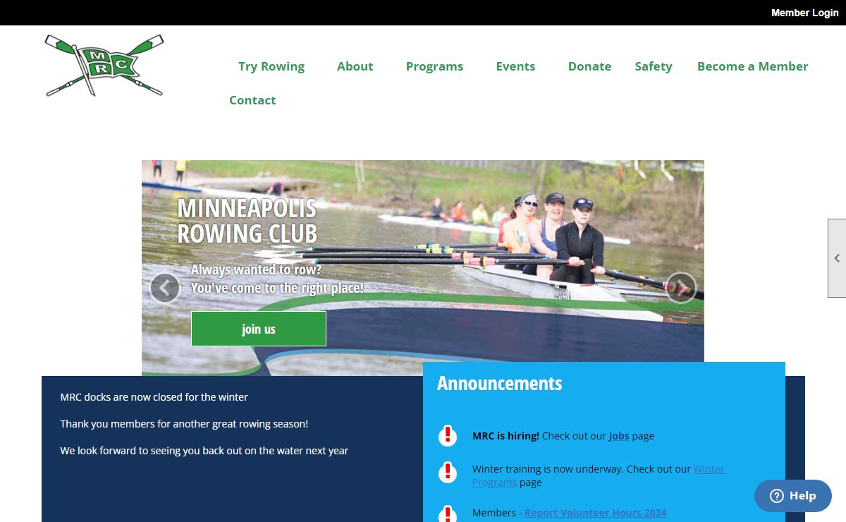 Home - Minneapolis Rowing Club