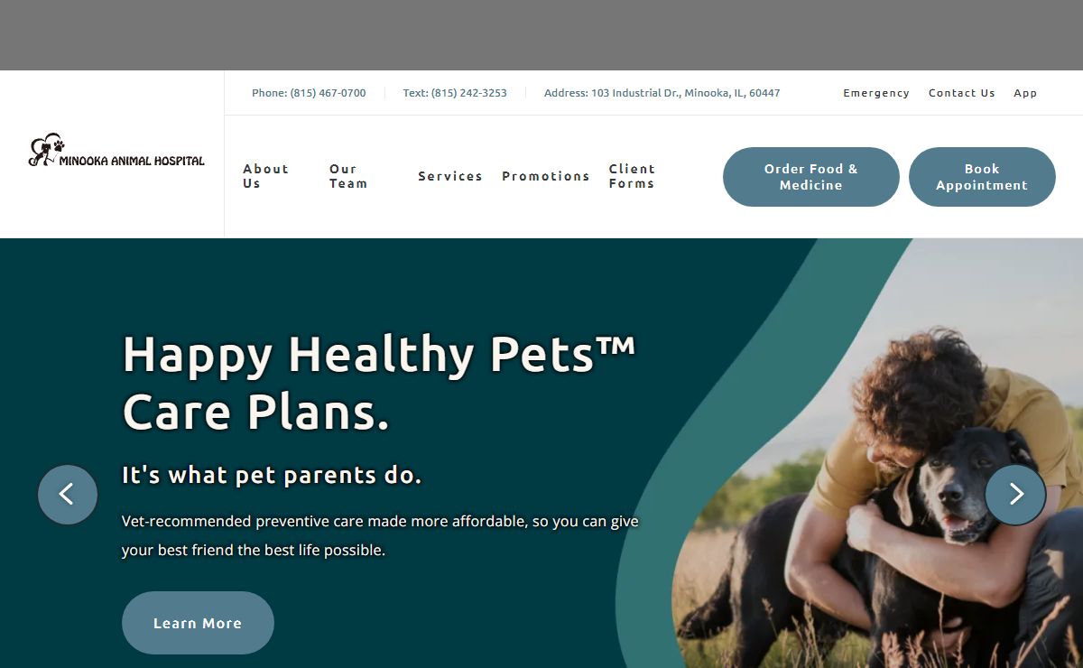 Homepage | Minooka Animal Hospital