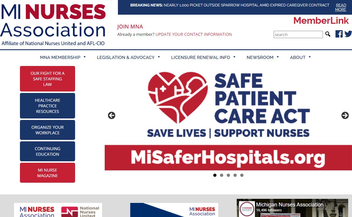 Home - Michigan Nurses Association