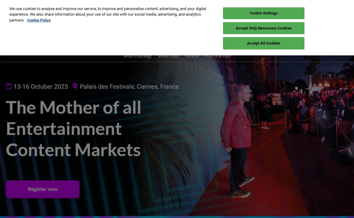 MIPCOM CANNES - The International Co-Production & Entertainment Content Market