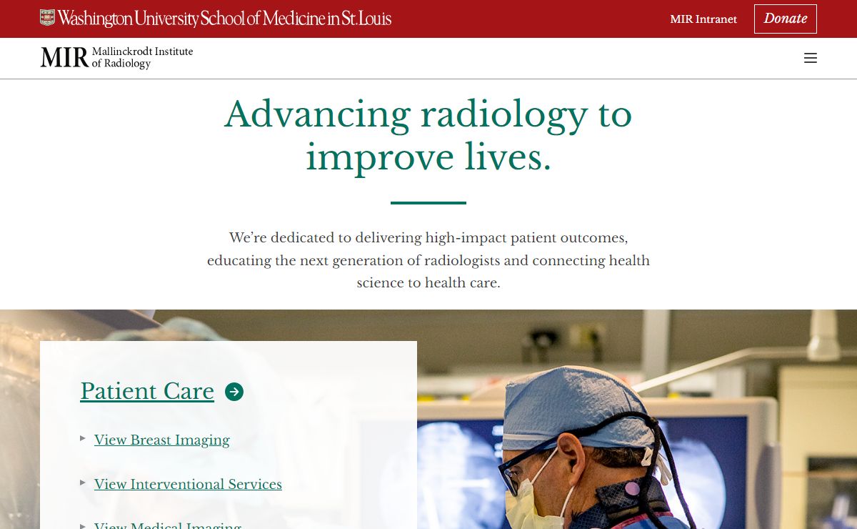 Mallinckrodt Institute of Radiology - Washington University School of Medicine in St. Louis