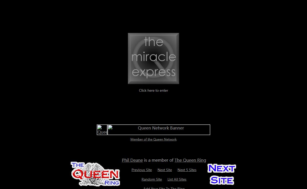 Welcome to the Miracle Express