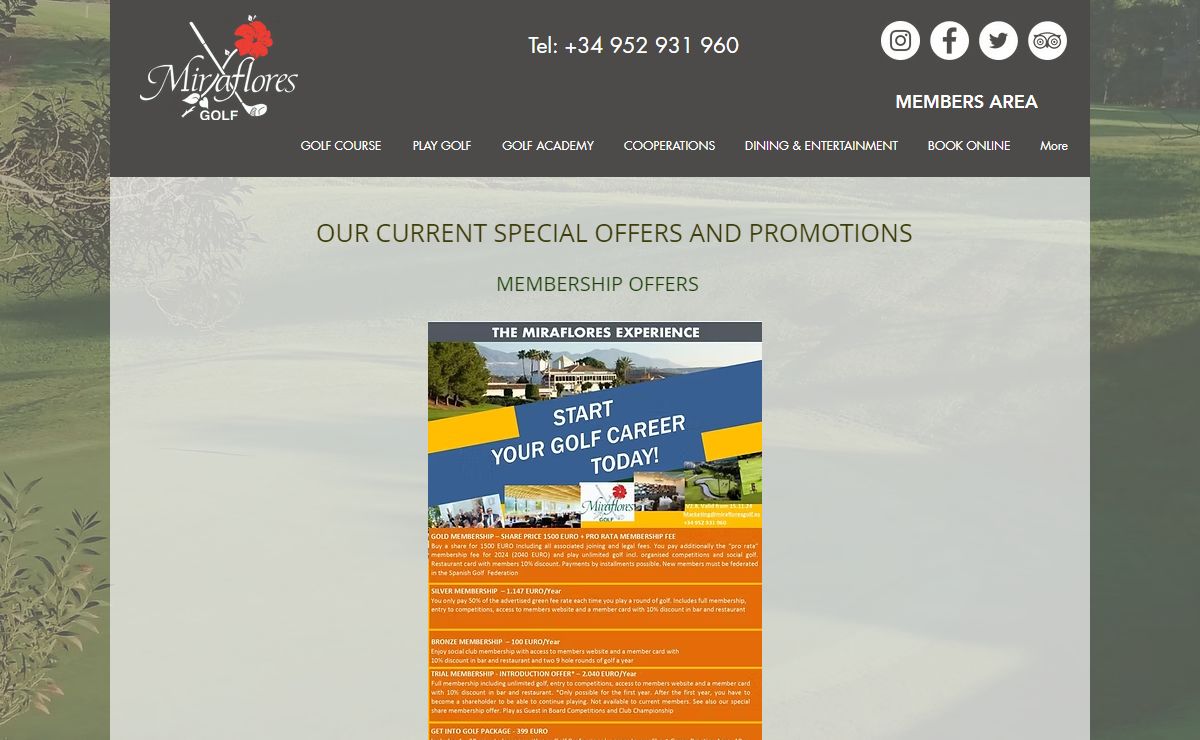 Members and Guests Golf Club Costa Del Sol | Miraflores Golf Club | Spain