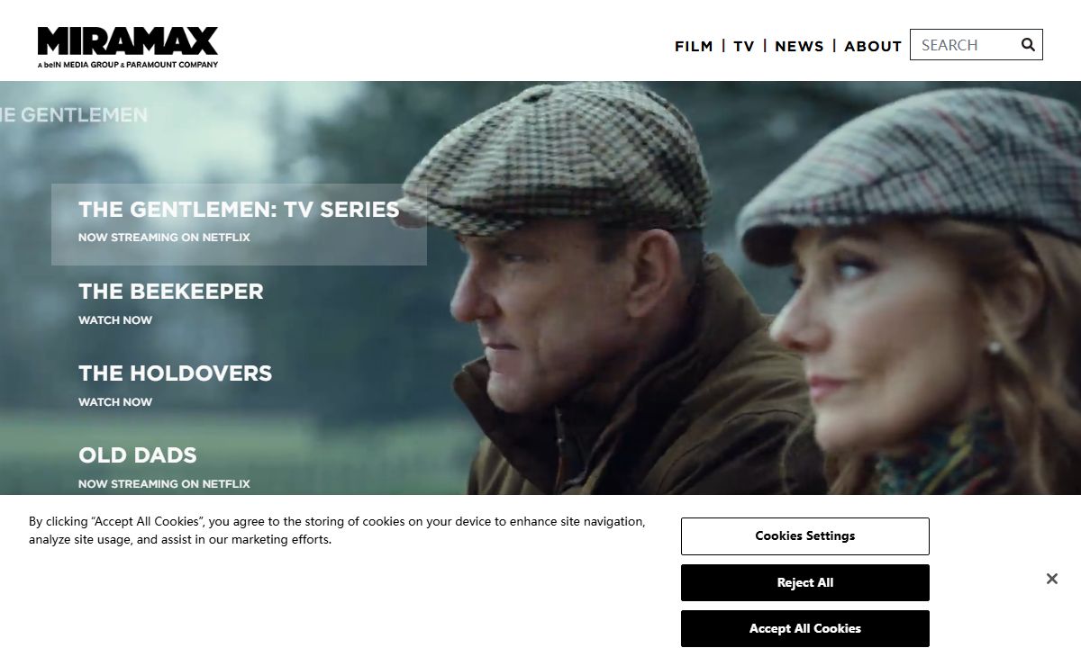 Miramax Home Page