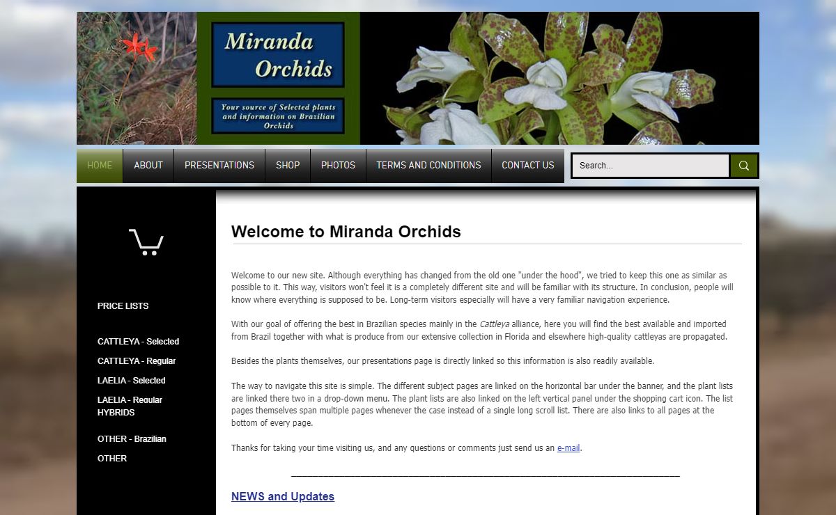 HOME | Miranda Orchids