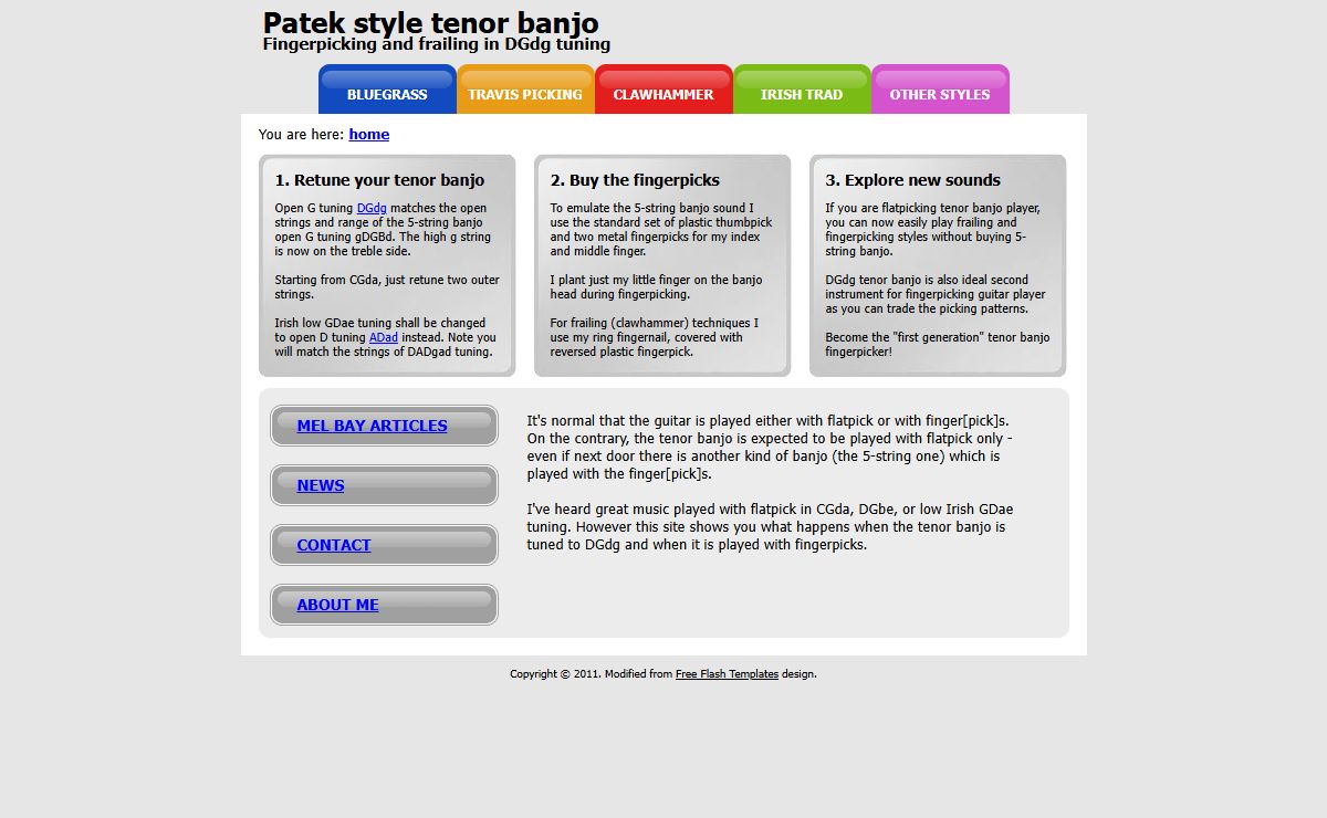 Patek style tenor banjo