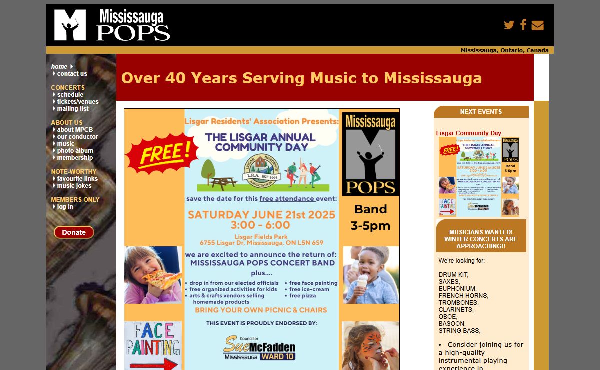 Mississauga Pops Concert Band