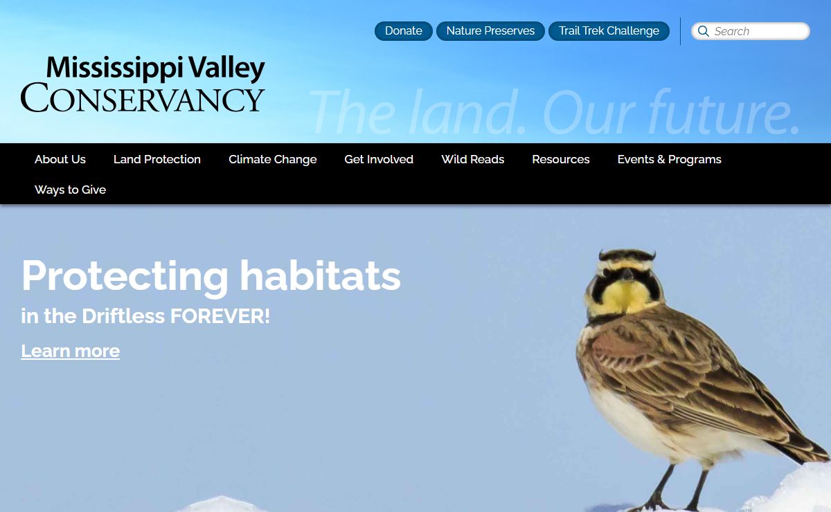 Conservation for life | Mississippi Valley Conservancy