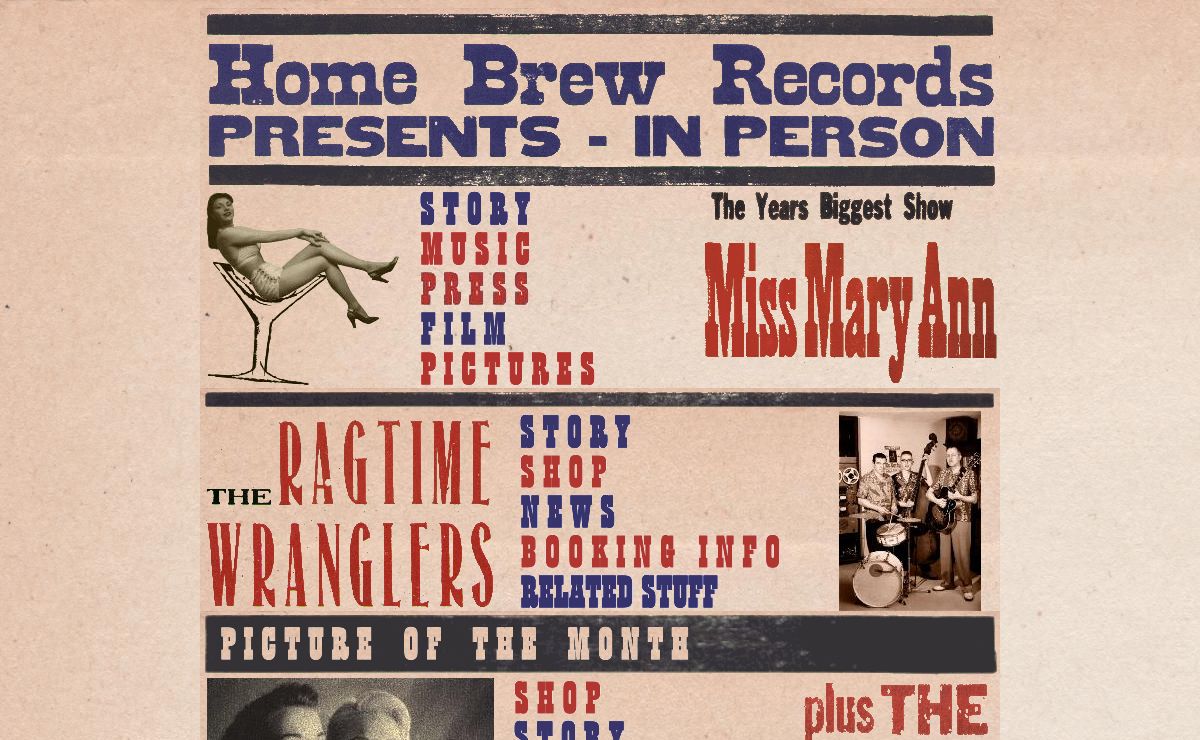 Homebrew Records presents: Miss Mary Ann, The Ranch Girls, The Ragtime Wranglers