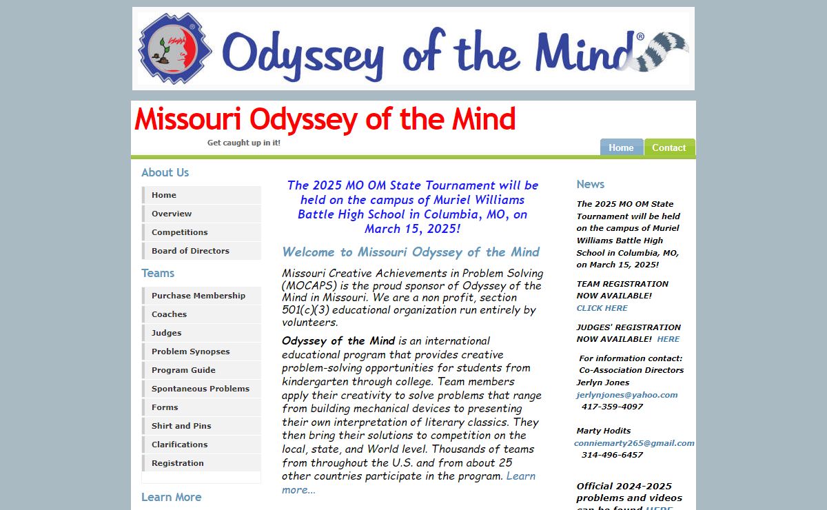Missouri Odyssey of the Mind
