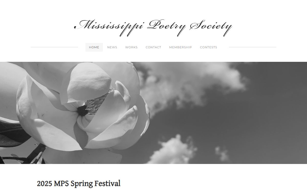 Mississippi Poetry Society - MPS Home