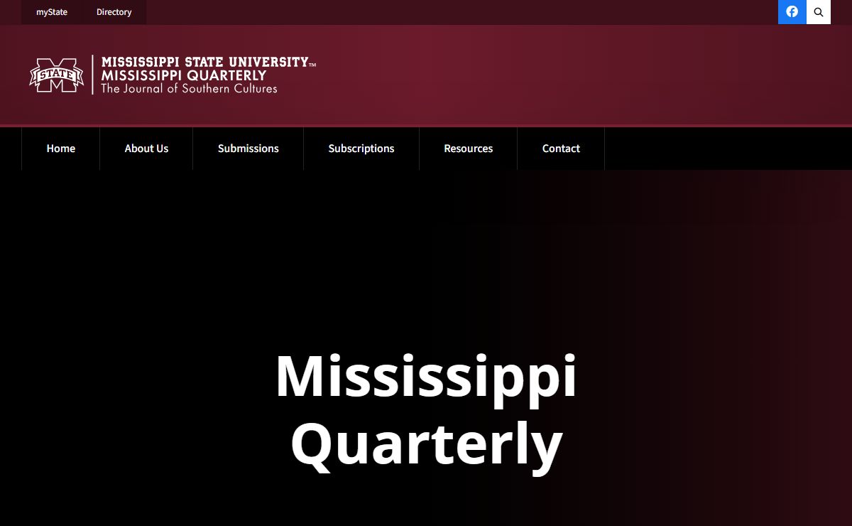 Home | Mississippi Quarterly
