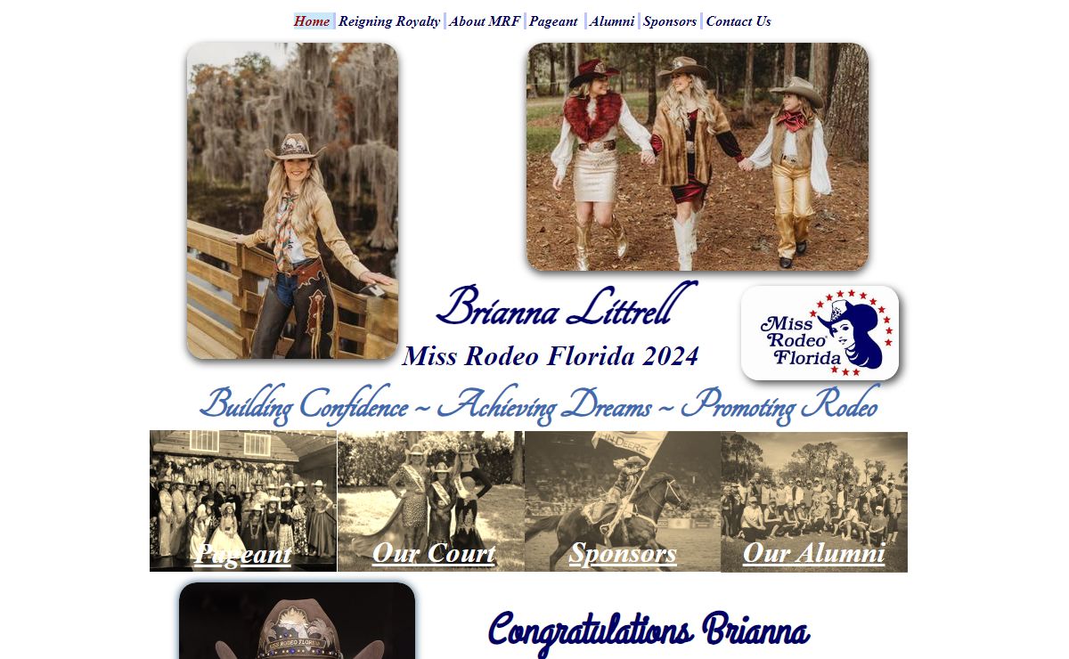 Welcome to the Miss Rodeo Florida Association
