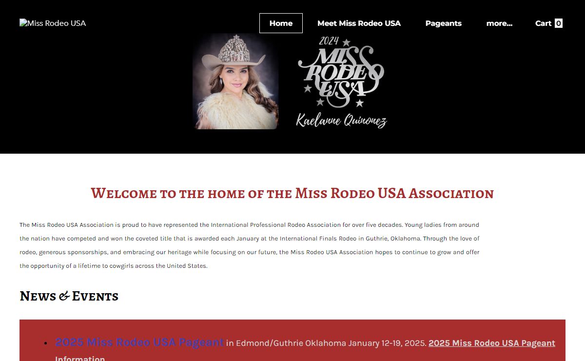 Miss Rodeo USA - Home