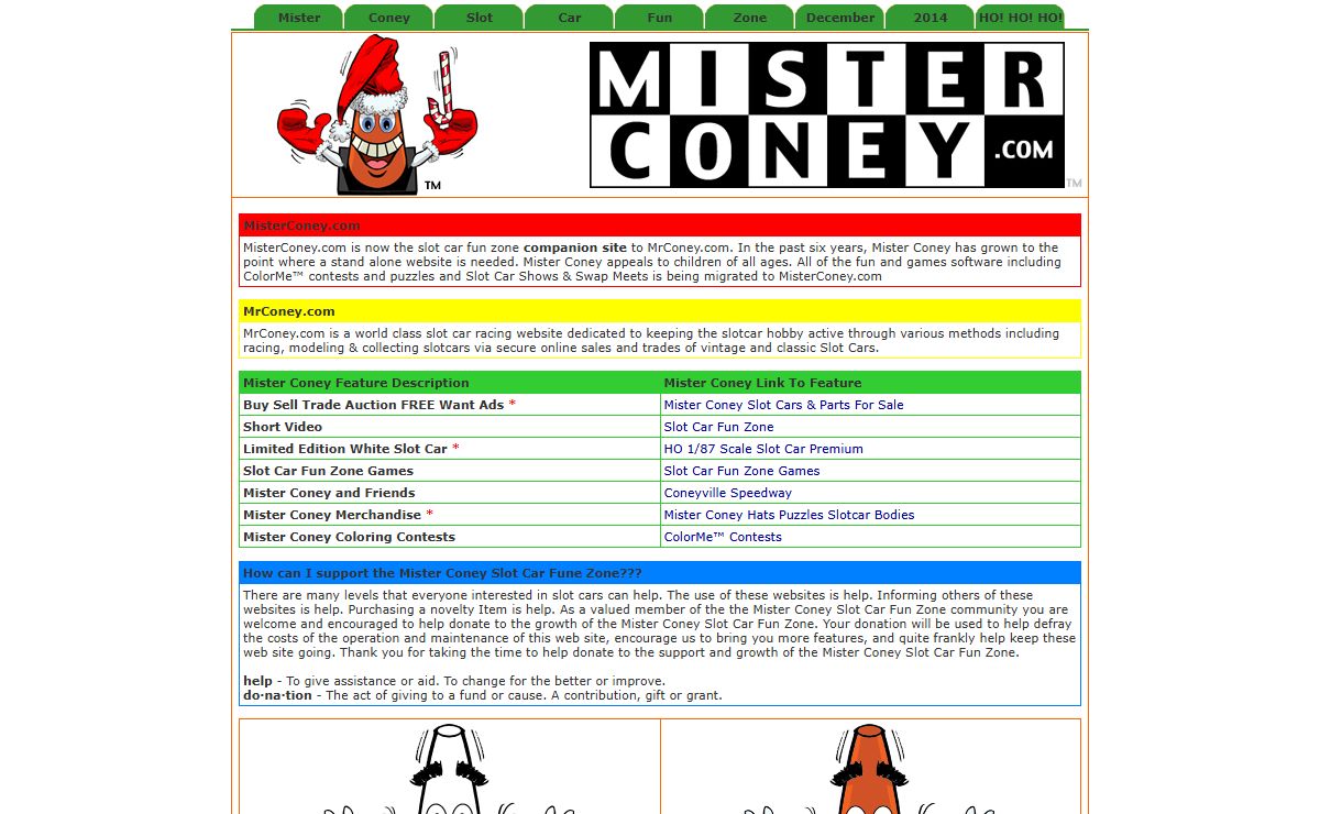 Mister Coney Slot Car Fun Zone December 2014