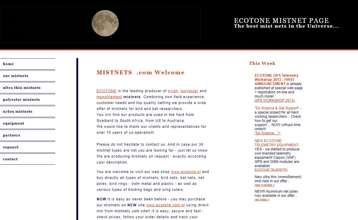 MISTNETS.com PROFESSIONAL MISTNETS