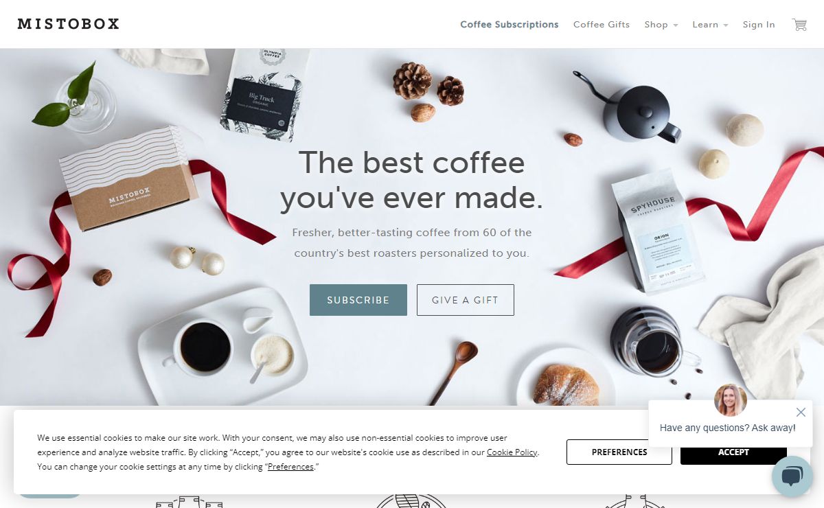 Coffee Subscriptions Personalized For You | MistoBox