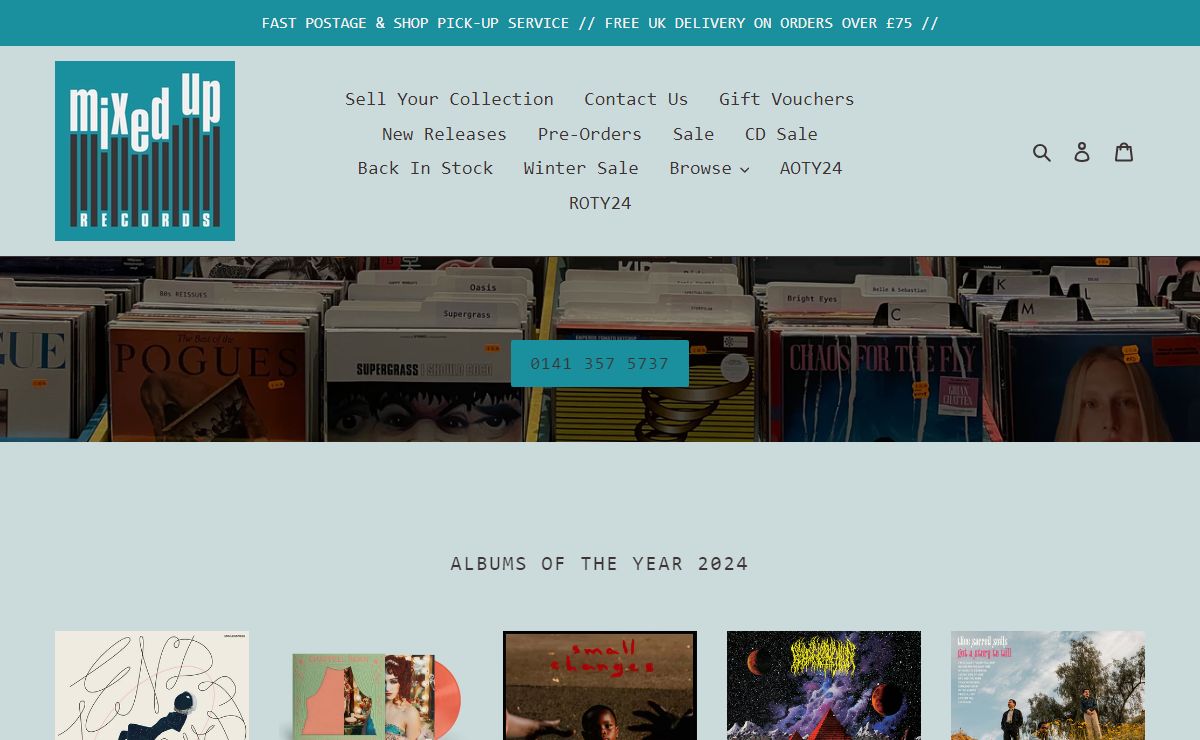 Mixed Up Records | New, Secondhand & Collector's Records, Glasgow UK