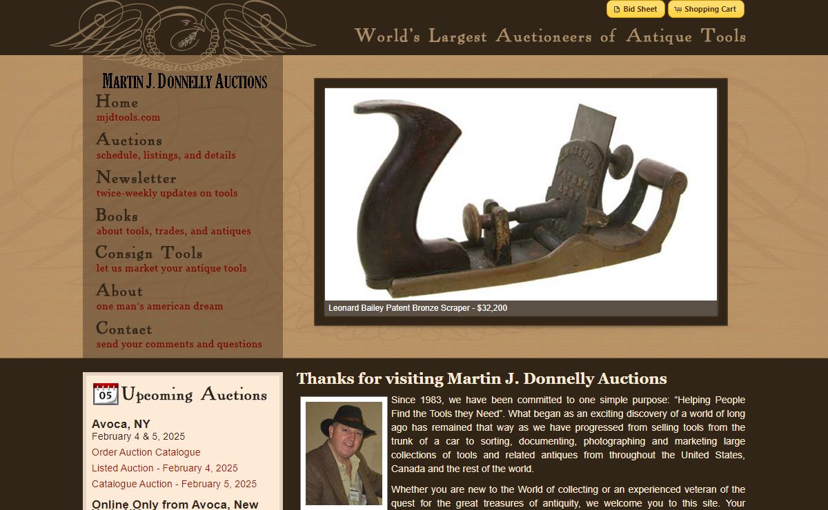 Martin J. Donnelly Antique Tools