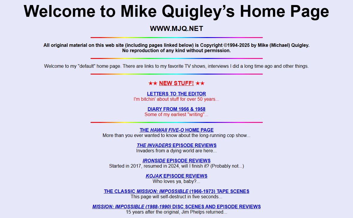 Mike Quigley's Home Page