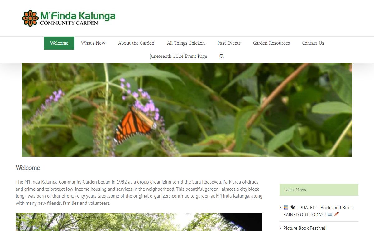 M'Finda Kalunga Garden – Protecting and improving the community for the people who live and work here