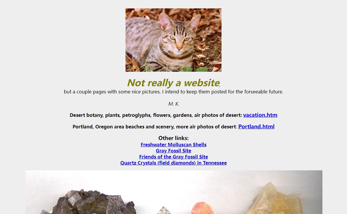 Not really a website