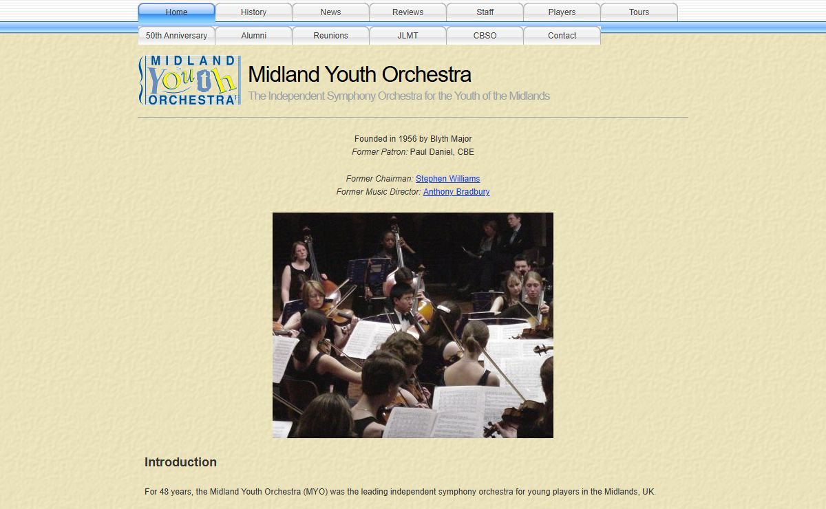 Midland Youth Orchestra, UK