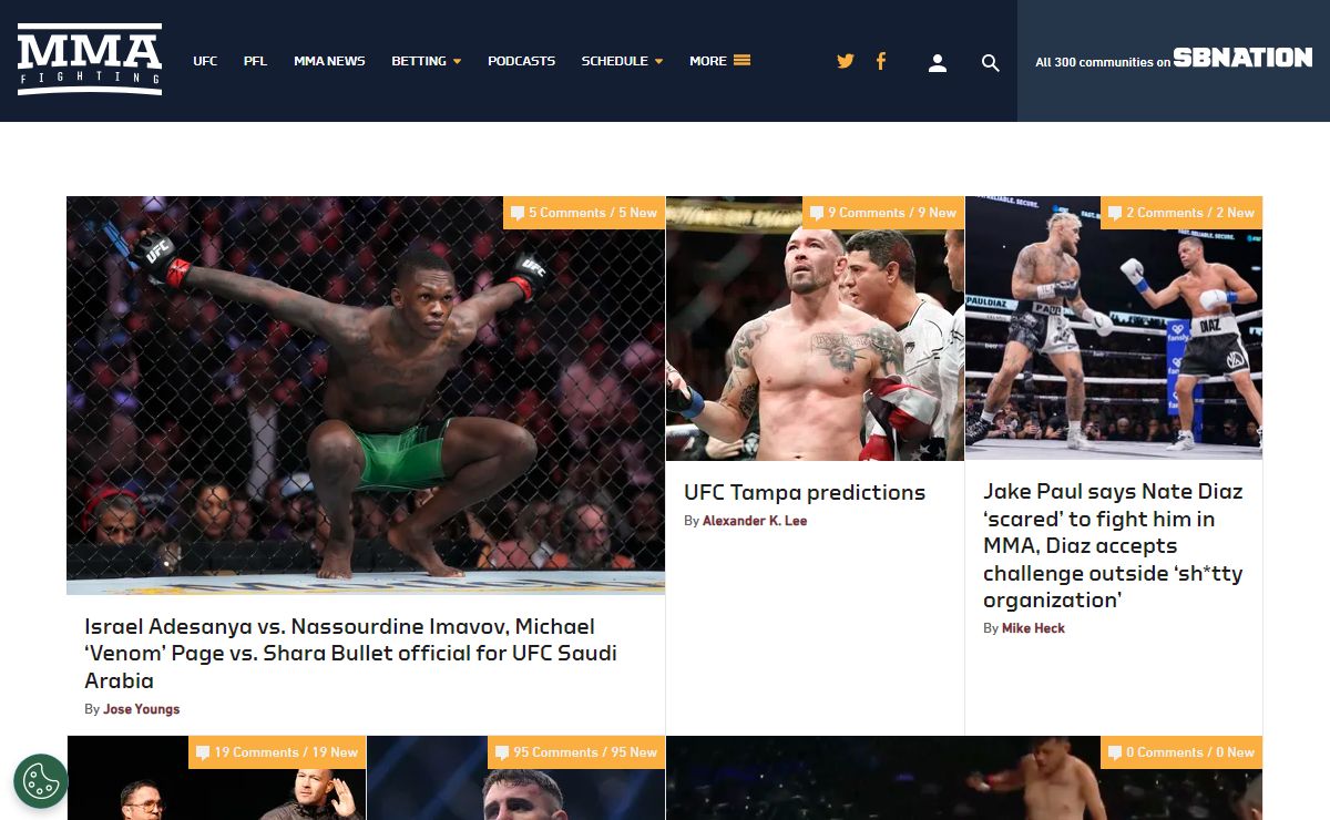 UFC, Mixed Martial Arts (MMA) News, Results: MMA Fighting