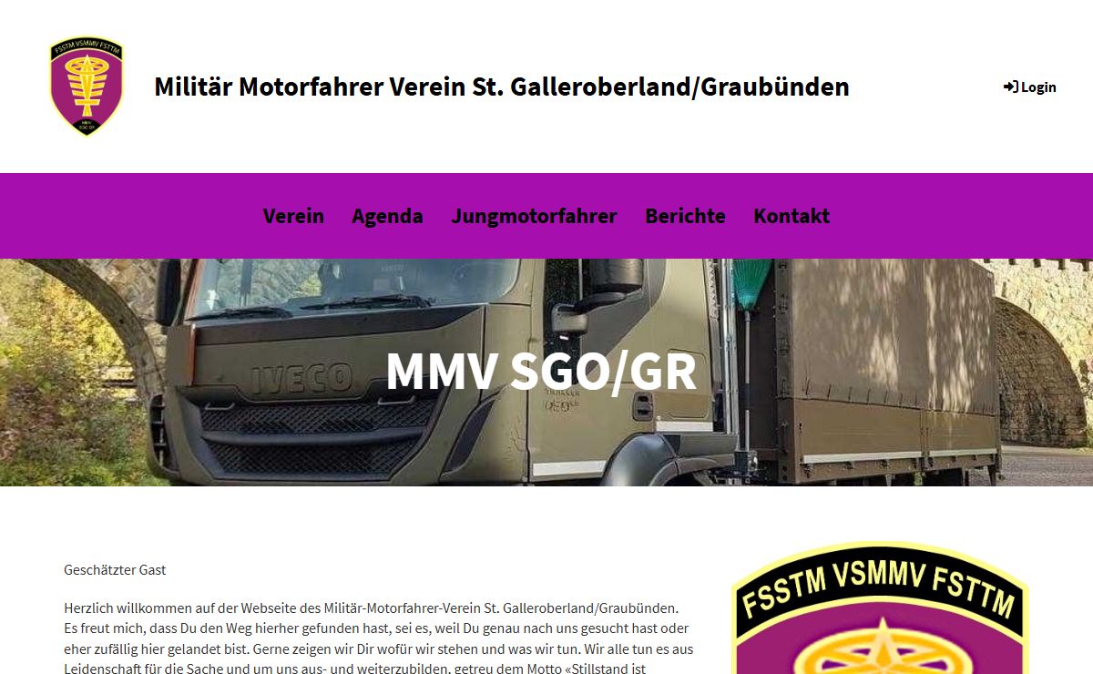 Militär Motorfahrer Verein St. Galleroberland/Graubünden - START