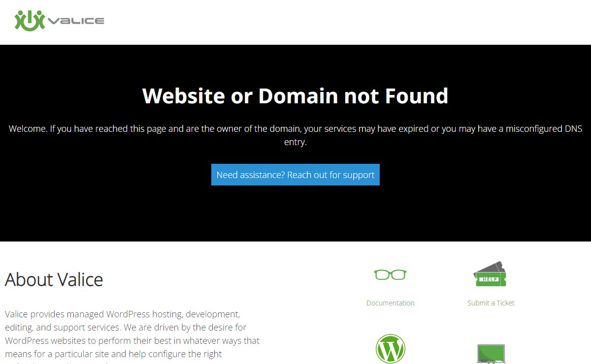 Website or Domain not Found