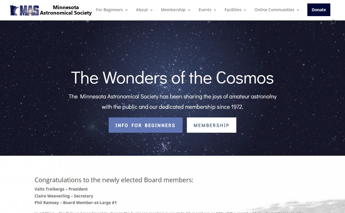 Home - Minnesota Astronomical Society