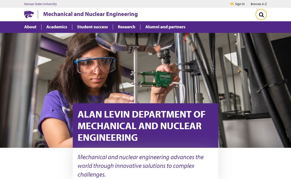 Alan Levin Department of Mechanical and Nuclear Engineering