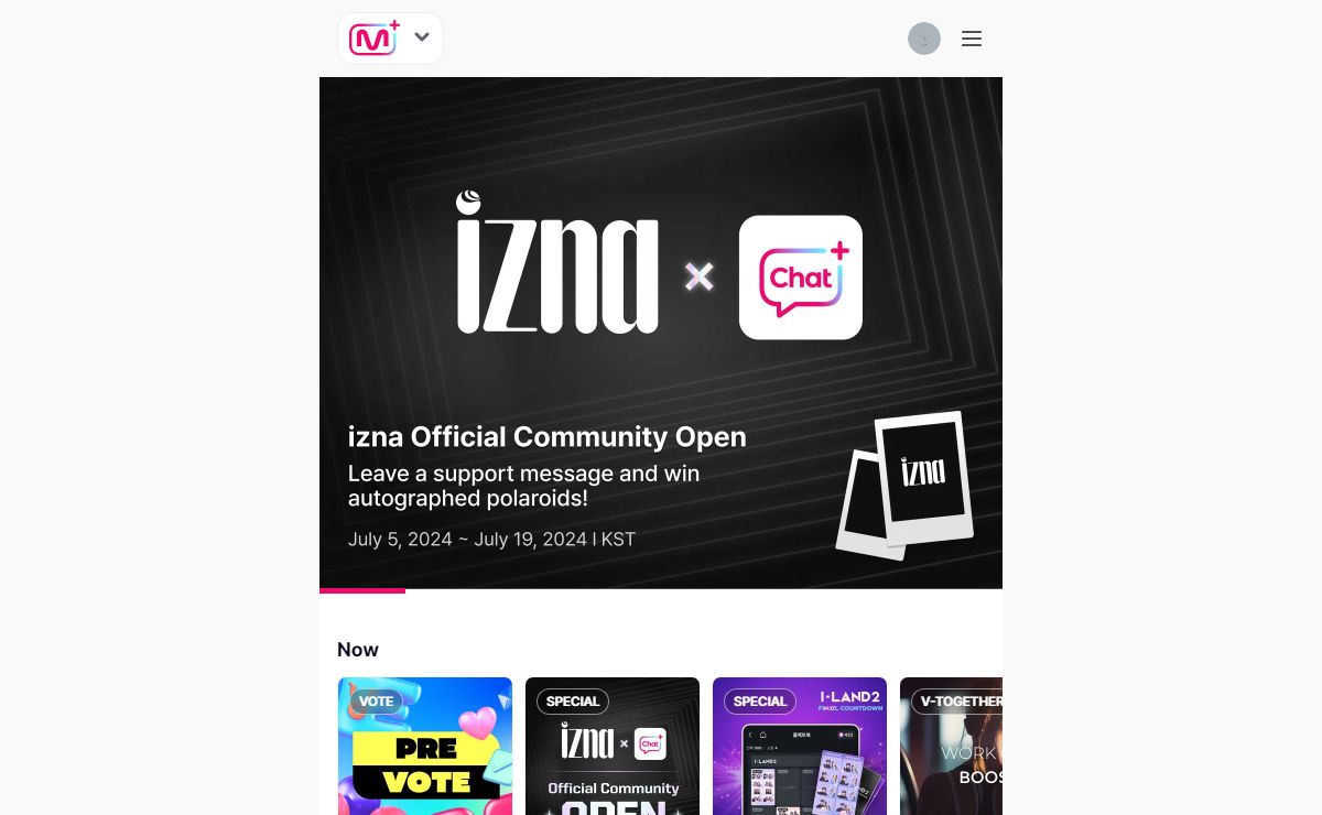 엠넷플러스 Mnet Plus | K-POP TV Show | Artist Community | Live | Chat | Magazine | KCON