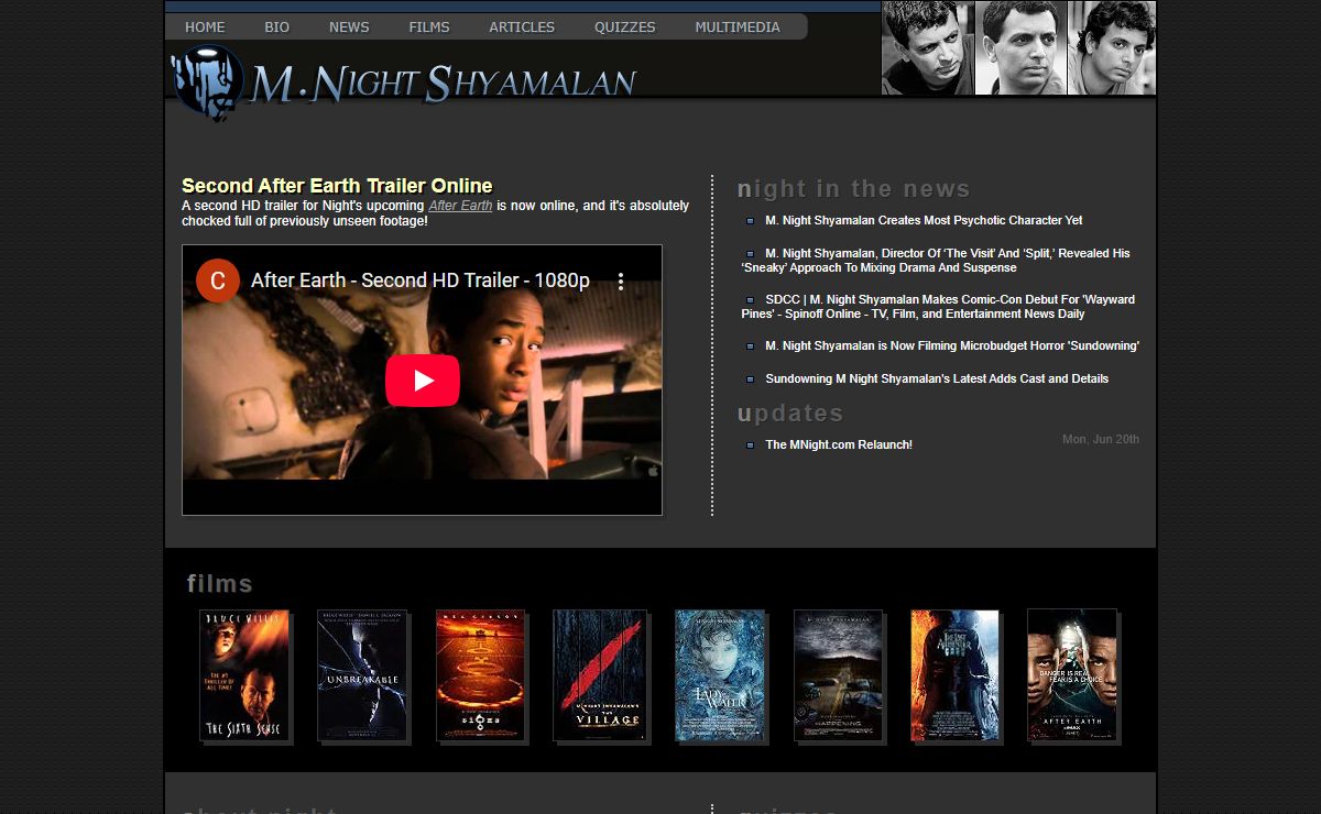 M. Night Shyamalan Online | All Night, Every Day