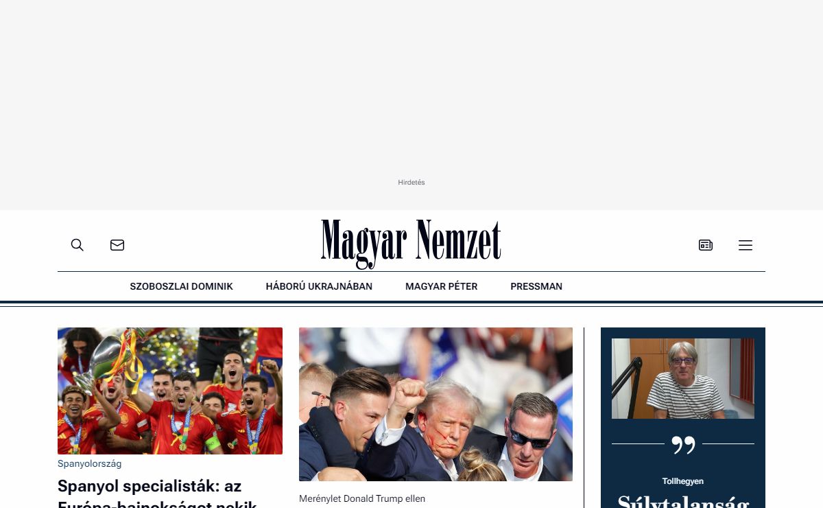 Magyar Nemzet | Polgári napilap és hírportál