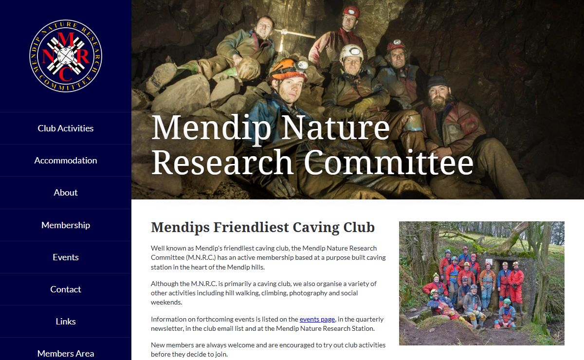 Mendip Nature Research Committee - Mendips oldest caving club