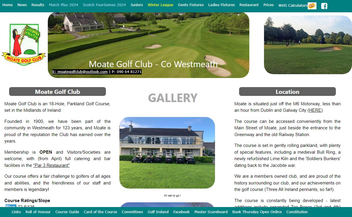 Moate Golf Club, Moate, Co Westmeath